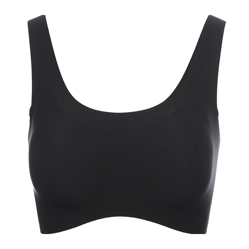 古今背心文胸全罩杯无痕粉底液内衣透气防下垂舒适无钢圈U型胸罩