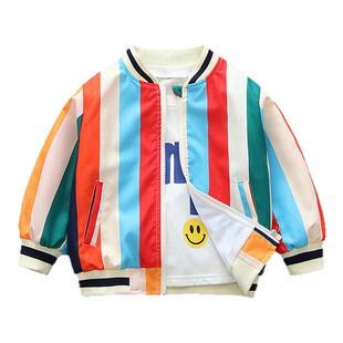 贝贝怡儿童冲锋衣女童外套春秋款男童秋装中小童童装宝宝防风夹克