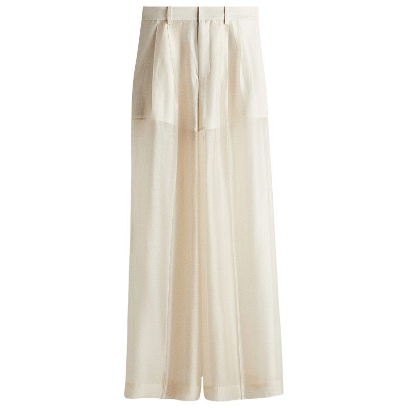 HM S/S女装休闲裤冬季波嬉风穿搭宽松透视阔腿裤1286444,女装/女士精品,休闲裤,淘宝优惠券,粉丝福利购,淘宝优惠卷