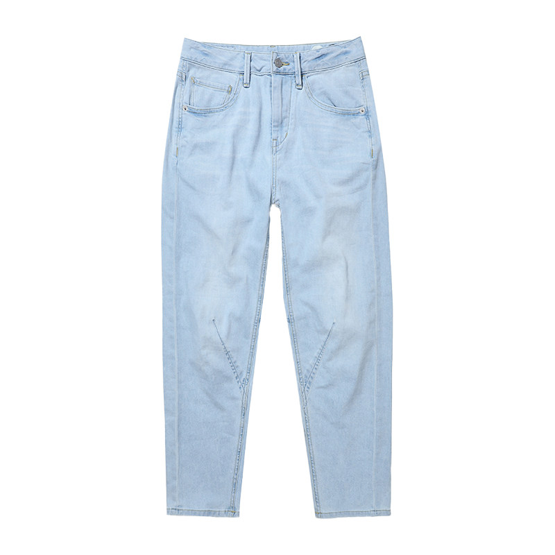 【含莱赛尔】ABLE JEANS【立体锥形裤】夏季薄款中腰牛仔裤修身裤