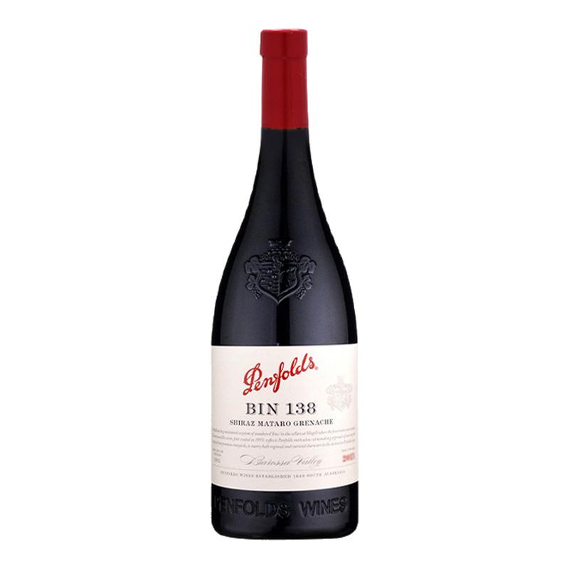 Penfolds/奔富bin138设拉子干红葡萄酒750ML澳大利亚原瓶进口红酒