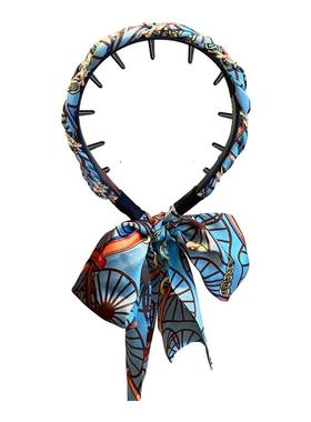 飘带发箍绑发一体发带日常外戴高颅顶发卡麻花辫编发头饰发捆头箍