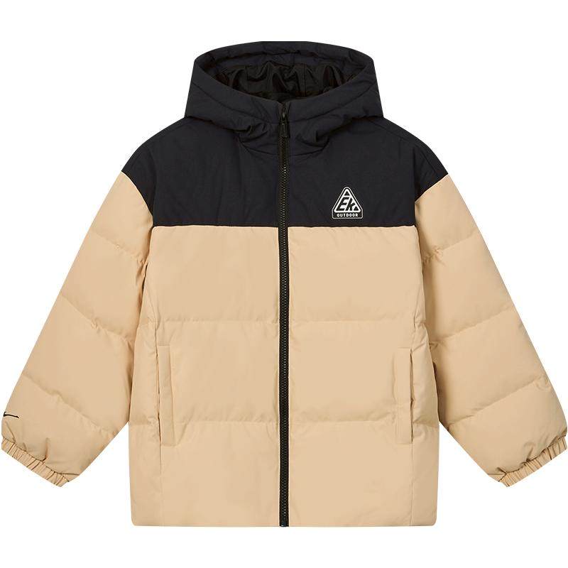 鸿星尔克童装新年儿童羽绒服短款冬季男童保暖防泼水羽绒连帽外套,童装/婴儿装/亲子装,羽绒服,淘宝优惠券,粉丝福利购,淘宝优惠卷