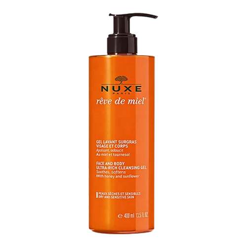 【百亿补贴】NUXE欧树蜂蜜洁面凝胶200/400ml沐浴卸妆深层清洁