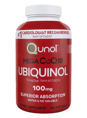 美国Qunol酋诺辅酶Q10泛醇coq10备孕调理保护心脏【部分临期】