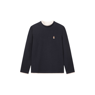 儿童打底衫 宽松女童长袖 25秋装 男童休闲套头衫 T恤 新品 暇步士童装