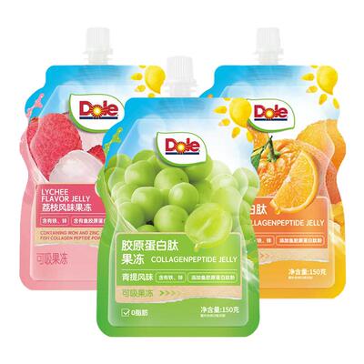 都乐胶原蛋白肽果冻150g