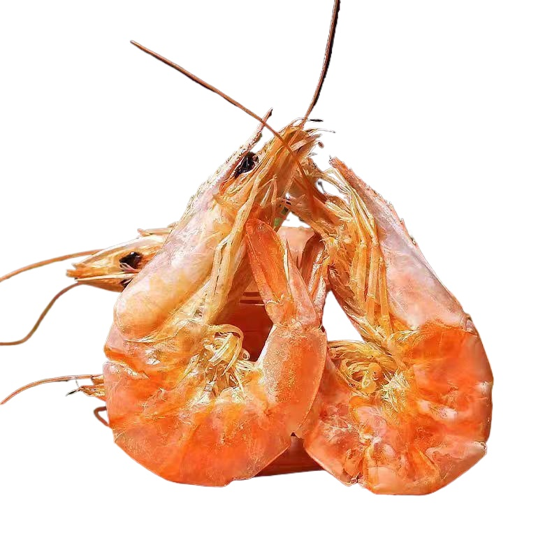大烤虾干即食无海鲜盐炭烤对虾干货特大产孕妇儿童休闲零食小吃