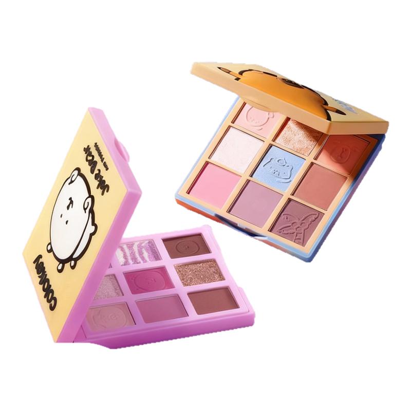 Colorkey珂拉琪自嘲熊联名卡皮巴拉九色眼影盘日常淡妆圣诞节礼物