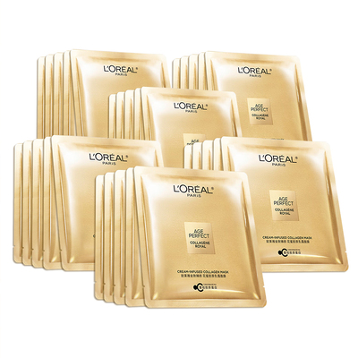 欧莱雅金致臻颜花蜜胶原乳霜面膜