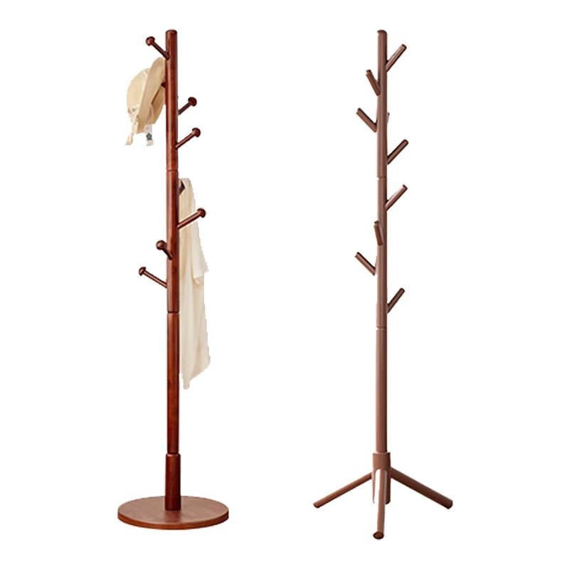 实木衣架落地衣帽架卧室家用