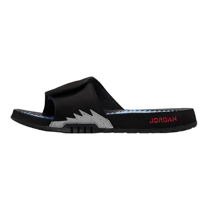 耐克男拖鞋Air Jordan Hydro 5 AJ5黑红 人字