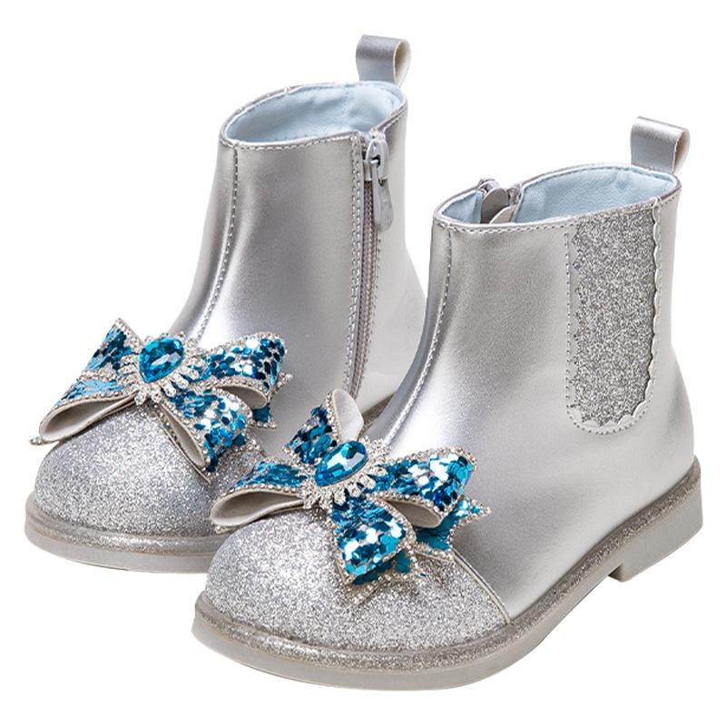 富罗迷女童靴子儿童皮靴2025冬季新款加厚黑色女孩款洋气公主棉靴,童鞋/婴儿鞋/亲子鞋,皮靴,淘宝优惠券,粉丝福利购,淘宝优惠卷