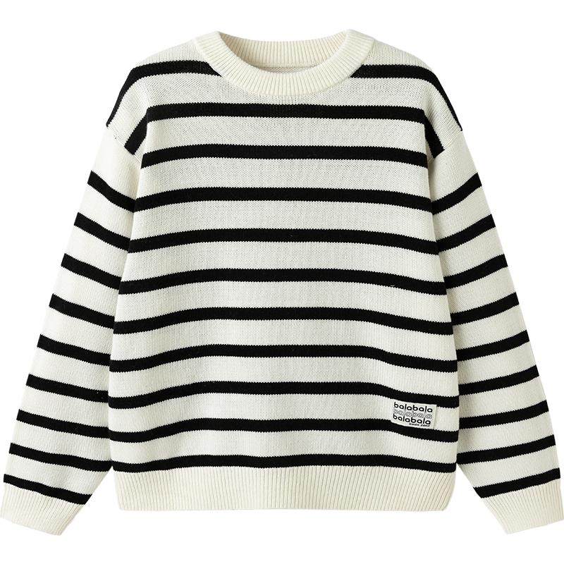 巴拉巴拉儿童针织衫男童女童毛衣秋冬季款童装大童宝宝条纹打底厚,童装/婴儿装/亲子装,毛衣/针织衫,淘宝优惠券,粉丝福利购,淘宝优惠卷