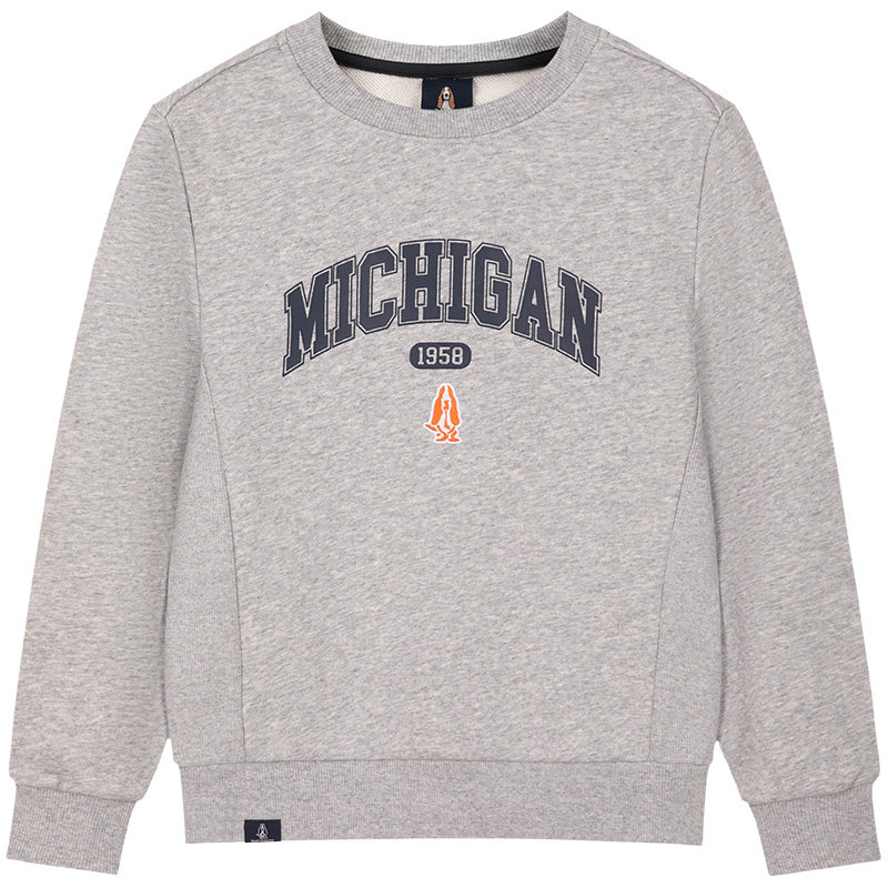 暇步士童装儿童卫衣2025春季新款男童简约套头衫女童休闲圆领卫衣,童装/婴儿装/亲子装,卫衣/绒衫,淘宝优惠券,粉丝福利购,淘宝优惠卷