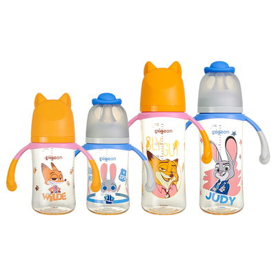 贝亲迪士尼疯狂动物城PPSU奶瓶宽口径新生儿奶瓶330ml240ml