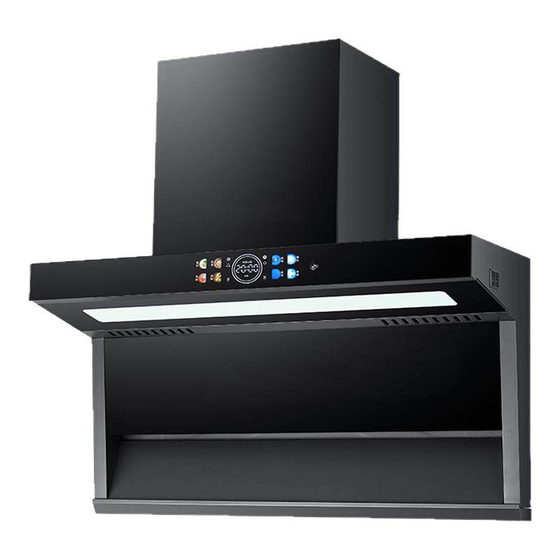 【国补20%】樱花新款抽油烟机家用厨房大吸力顶侧双吸油烟机套装