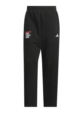 Adidas阿迪达斯男裤2025冬季新款GSH SNAPPANT加绒针织长裤KC2800