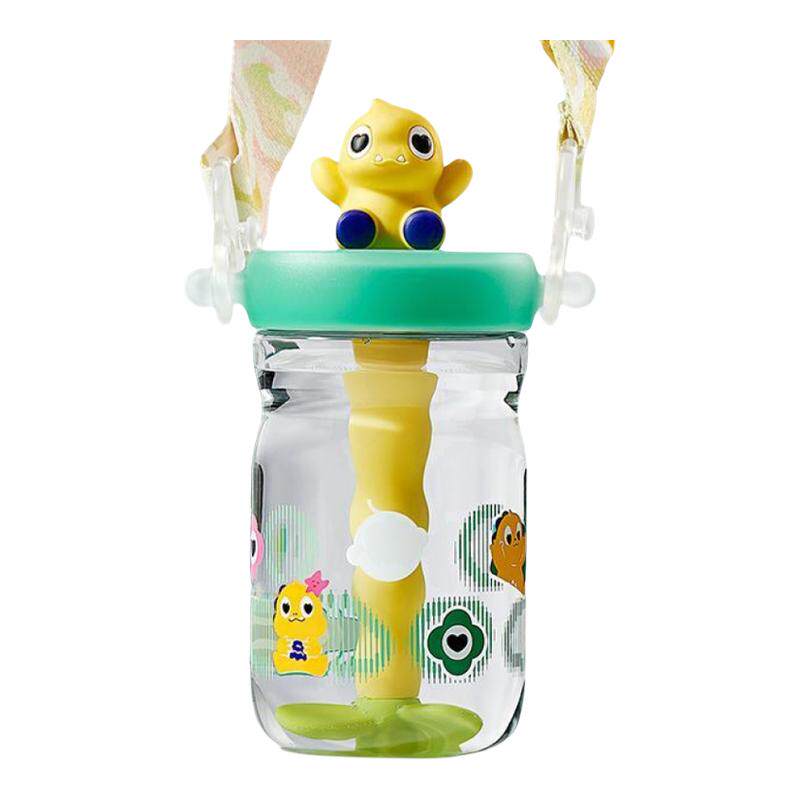 babycare恐龙冷萃公仔吸管水杯儿童宝宝直饮吸管杯幼儿园水壶防漏