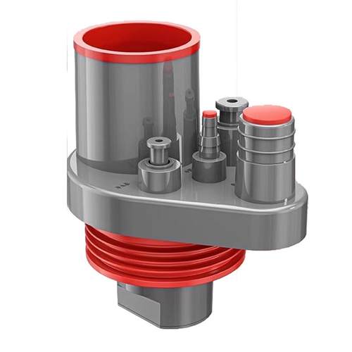 天果下水三通集成省空间多功能