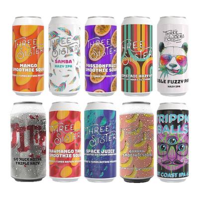 新西兰金兰姐妹精酿啤酒三眼猫/流言蜚语/莓莓很芒/热情桑巴440ml