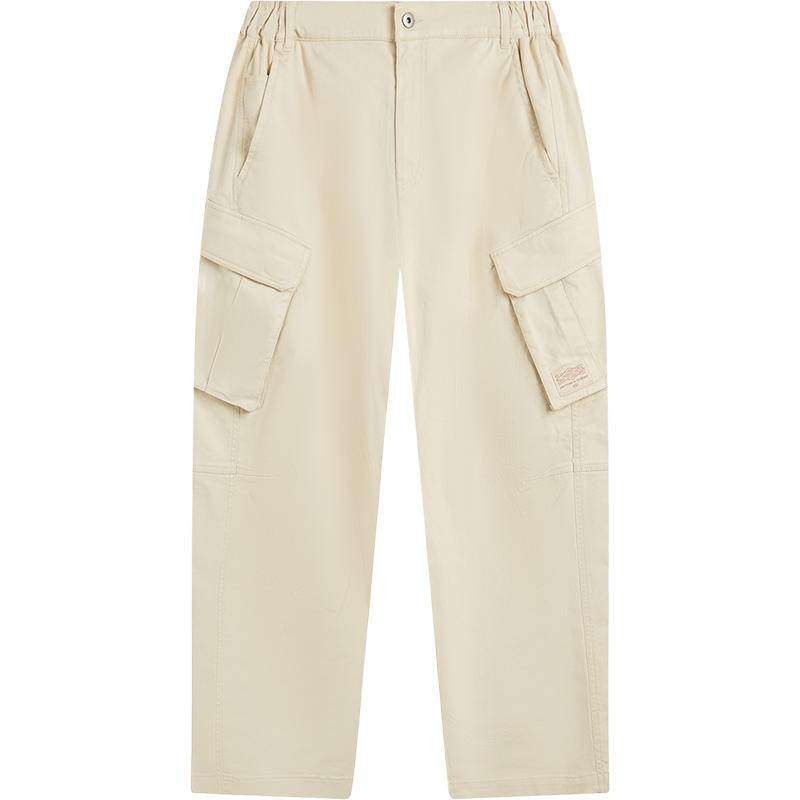 李宁工装裤男款新款时尚阔腿卫裤针织长裤黑色宽松休闲裤子运动裤,运动服/休闲服装,运动长裤,淘宝优惠券,粉丝福利购,淘宝优惠卷