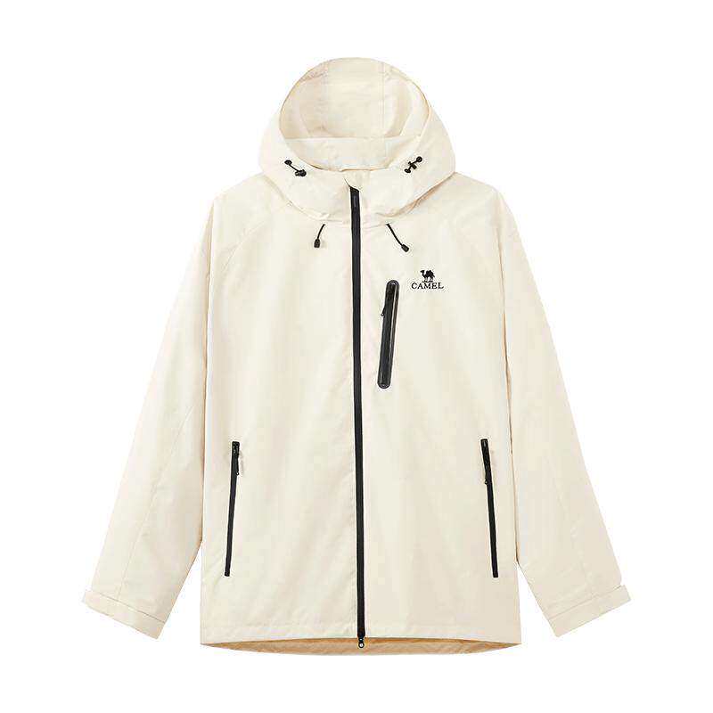 骆驼女装防风夹克2026春秋户外登山服防泼水防风休闲百搭外套女男