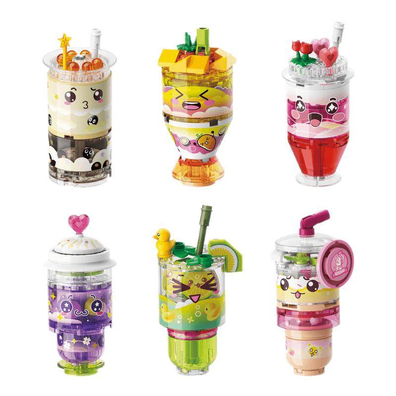 启蒙积木奶茶小店过家家拼搭玩具拼装迷你饮料杯6岁女孩摆件益智,玩具/童车/益智/积木/模型,普通塑料积木,淘宝优惠券,粉丝福利购,淘宝优惠卷