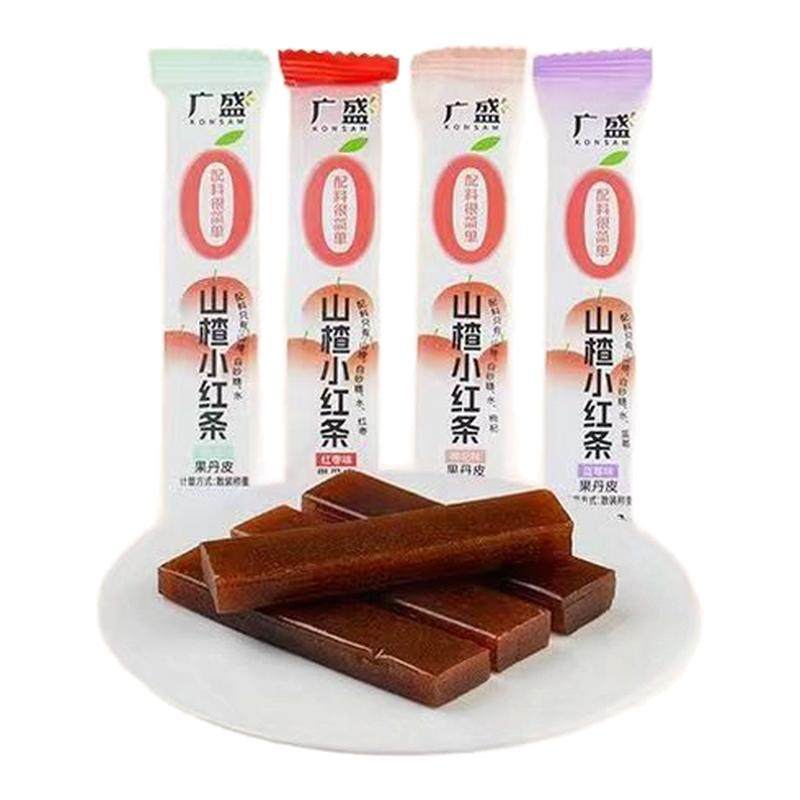广盛山楂小红条果丹皮儿童山楂果蜜饯休闲零食散装批发酸甜开胃,零食/坚果/特产,山楂类制品,淘宝优惠券,粉丝福利购,淘宝优惠卷