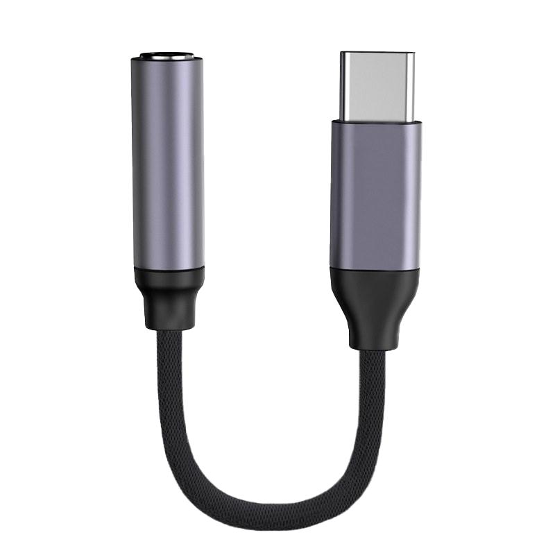 typec转3.5mm母头音频线aux车用连接车载音箱耳机转换线