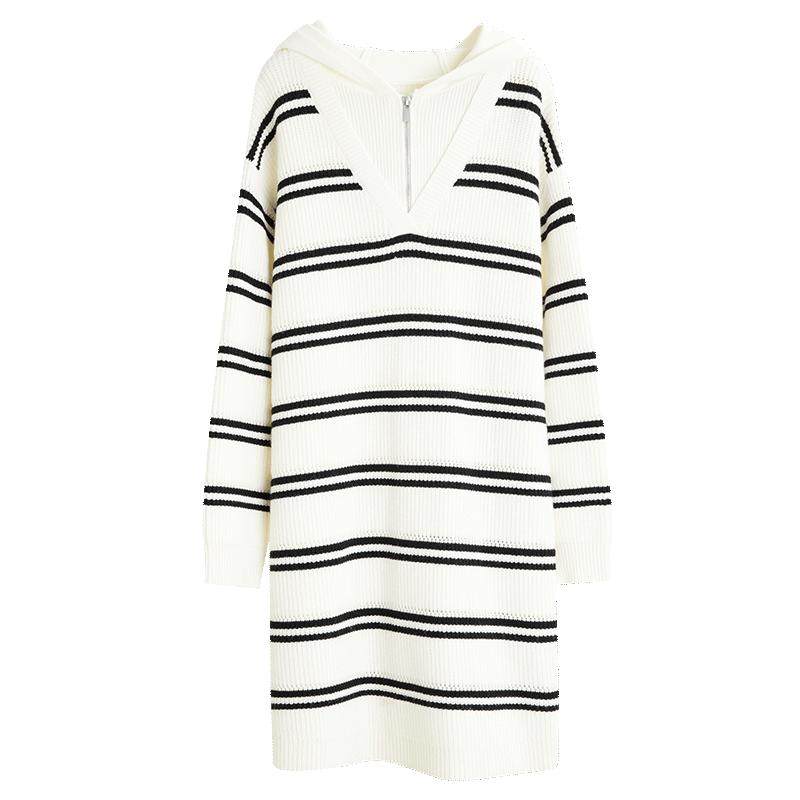 ���ڲ�����ELLE��ʽ��׹��������ñ��֯����ȹŮ2025��װ�¿���ɳ���ȹ�� 183Ԫ