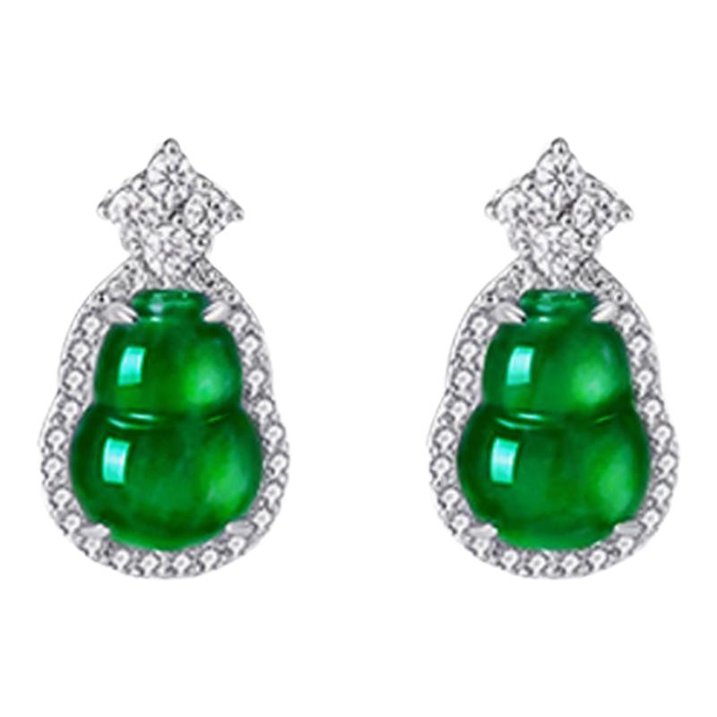 轻奢葫芦耳环新中式国风