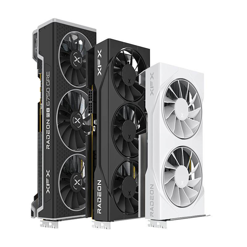 XFX讯景Radeon RX 6750GRE 12G/7650GRE 8G 游戏显卡amd电脑diy新