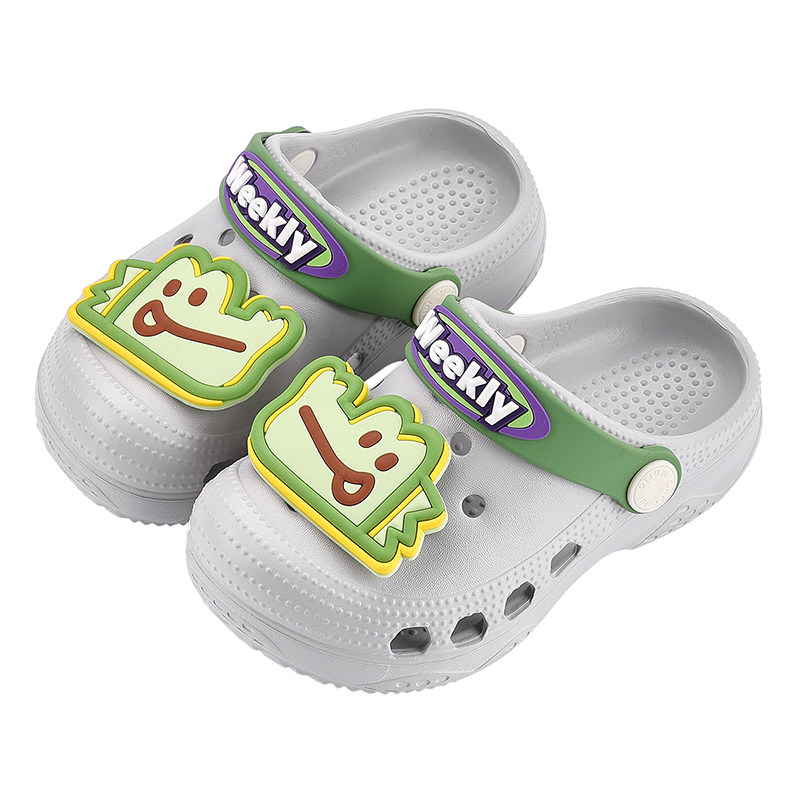 男童拖鞋夏季2026新款外穿沙滩凉拖男宝宝eva婴幼儿2岁儿童洞洞鞋