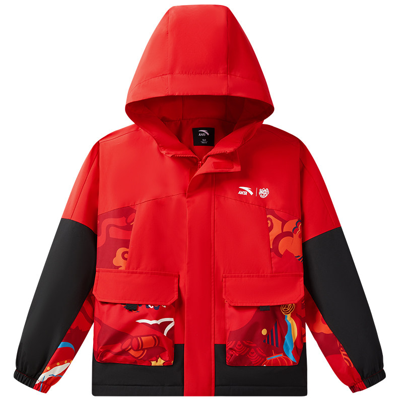 新年拜年服安踏儿童新年加绒外套2026春季新款男童红色保暖厚外套,童装/婴儿装/亲子装,普通外套,淘宝优惠券,粉丝福利购,淘宝优惠卷