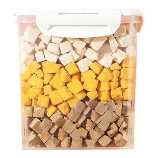 冻干猫零食鸡肉粒冻干桶宠物鸡胸肉幼猫咪蛋黄鸡牛肝增肥猫狗洁齿