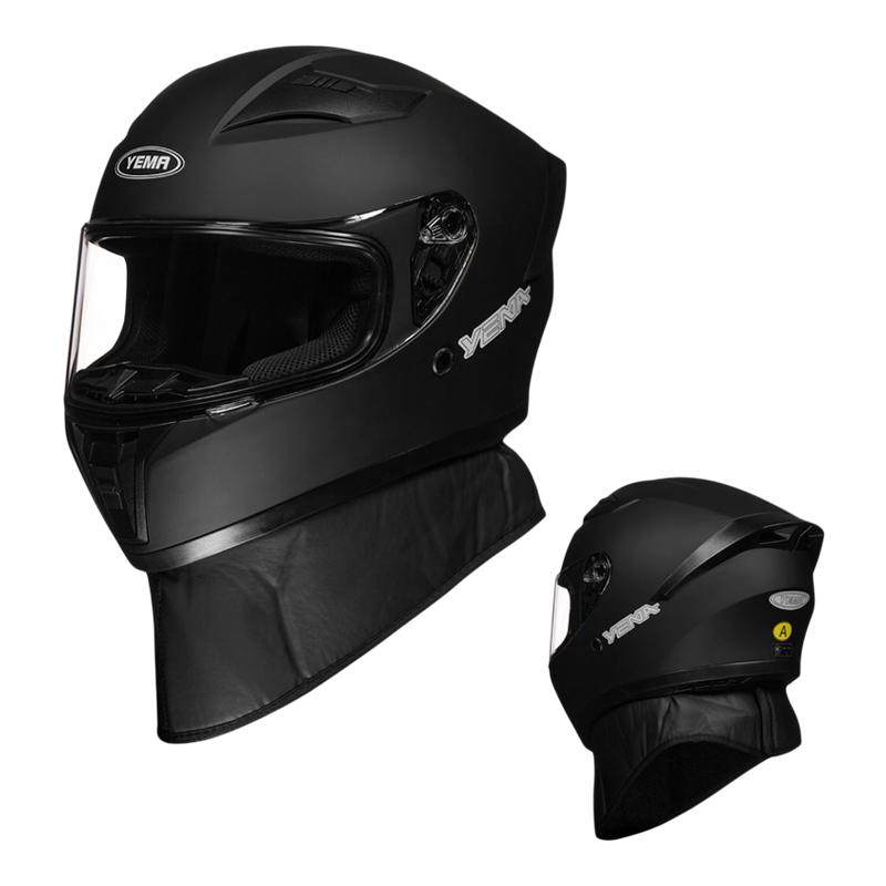 野马新国标3C认证摩托车男秋冬季保暖电动车四季通用防雾机车全盔