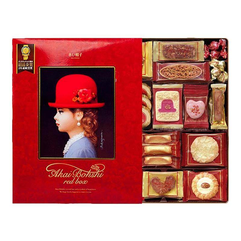 小红帽子赤心日本进口巧克力夹心喜饼干喜宴曲奇零食婚庆礼物盒罐,零食/坚果/特产,曲奇饼干,淘宝优惠券,粉丝福利购,淘宝优惠卷