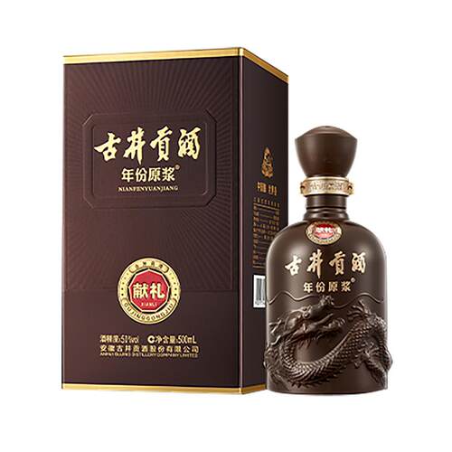 古井贡酒年份原浆献礼版白酒50度