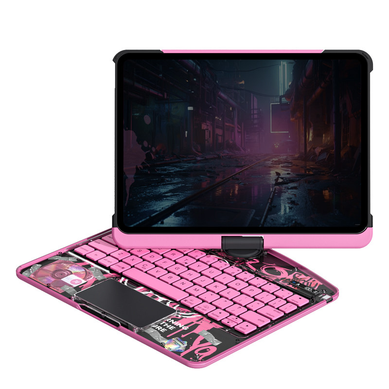 iFacemall适用苹果iPad妙控键盘air7平板mini6专用5智能蓝牙pro11寸保护套一体10代壳9鼠标套装Y2K2024新款25