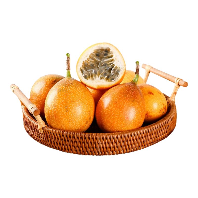 顺丰快递云南热情果礼盒黄金百香果哥伦比亚品种纯甜西双版纳水果