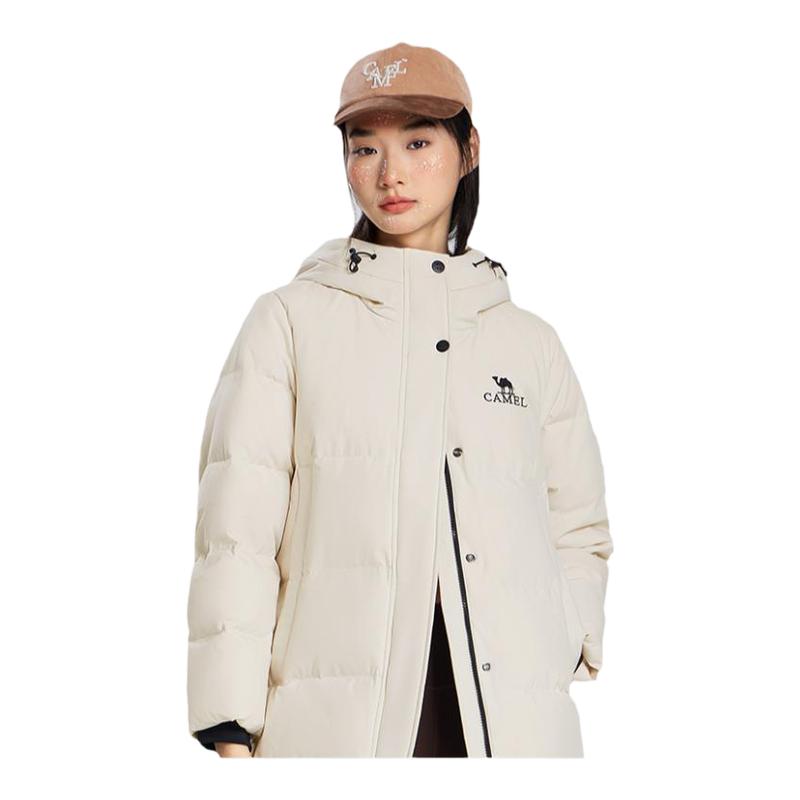 骆驼女装中长款羽绒服