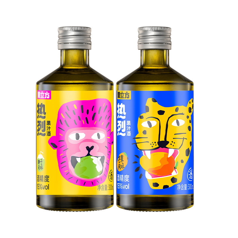 【热烈风味】江小白果立2瓶方芒果椰子味低度女生酒微醺甜酒果酒,酒类,果酒,淘宝优惠券,粉丝福利购,淘宝优惠卷