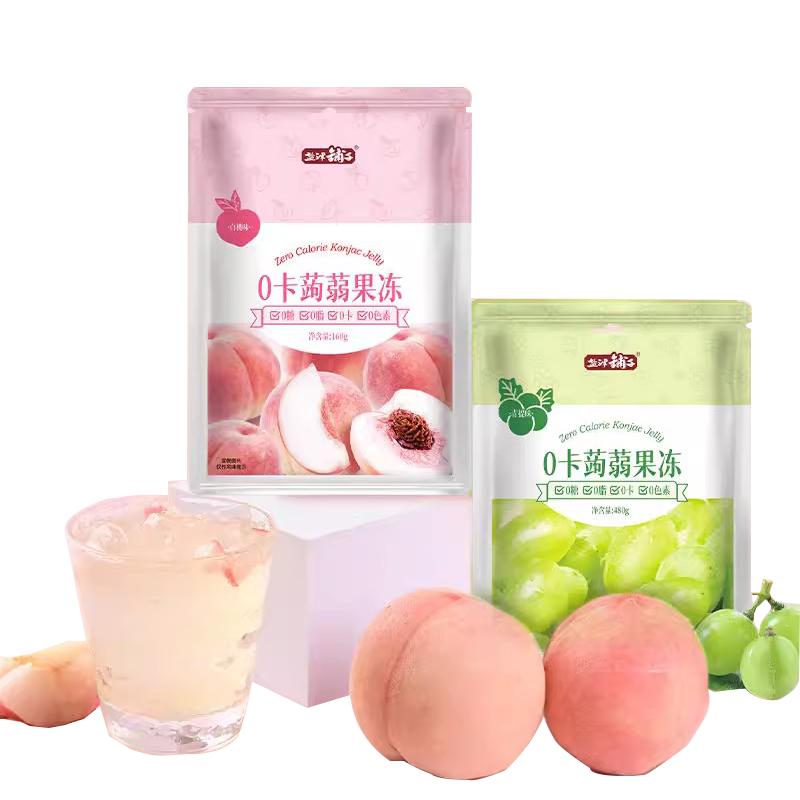 盐津铺子蒟蒻果冻可吸果冻零食