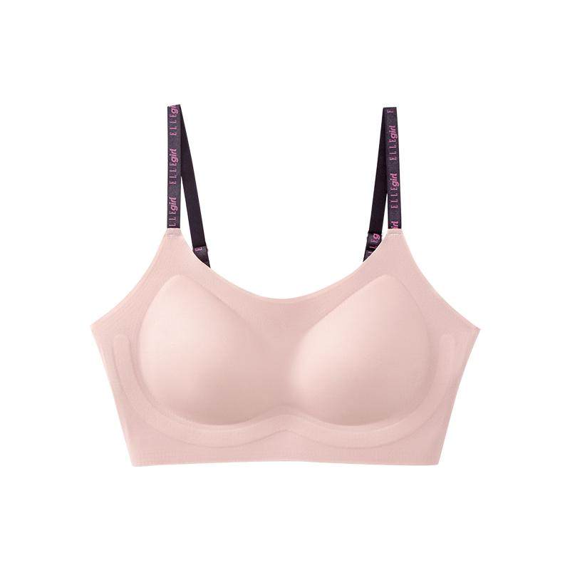ELLEgirl少女文胸粉底液内衣青少年发育期高中初中抹胸式吊带背心