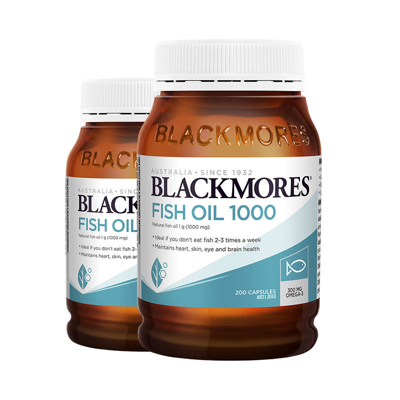 【自营】BLACKMORES澳佳宝深海原味鱼油200粒*2 DHA,保健食品/膳食营养补充食品,鱼油/深海鱼油,淘宝优惠券,粉丝福利购,淘宝优惠卷
