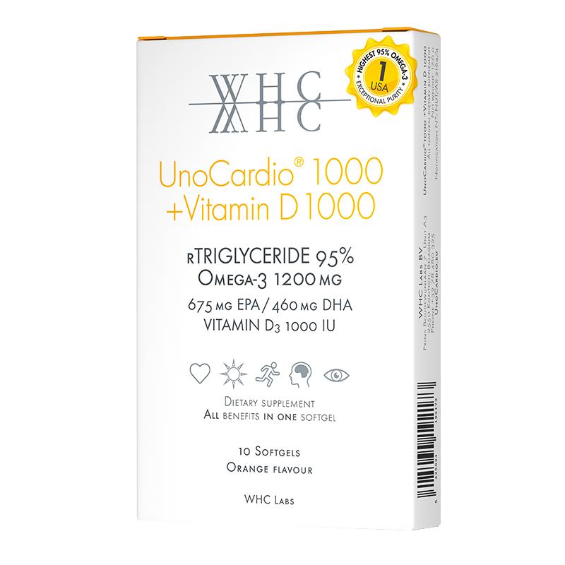 【小千金10粒】WHC深海鱼油胶囊rTG型95%高纯度VD3呵护心脑润眼