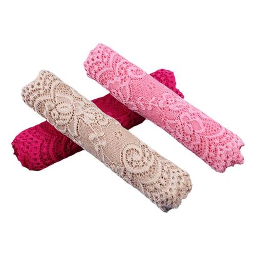 领口裙子下摆装饰蕾丝花辅料高档