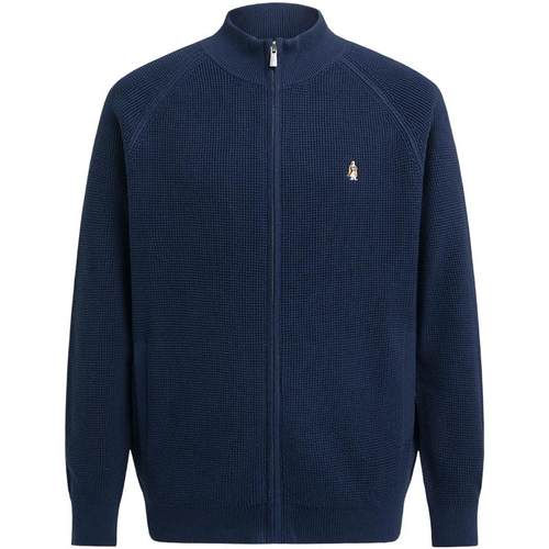 暇步士樽领华夫格开衫毛衣