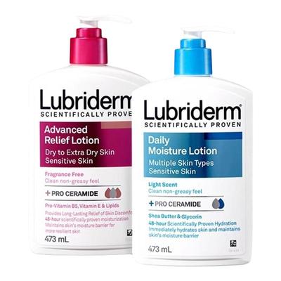 lubriderm露比黎登身体乳秋冬补水保湿滋润改善鸡皮男女473ml